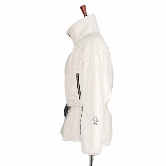 Vintage Nils Snow Jacket Winter White Anorak Women’s Size Medium Ski Snowboard - Picture 2 of 16